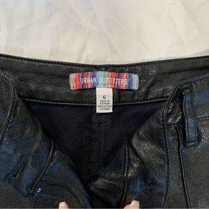 Urban Outfitters never worn black leather pants